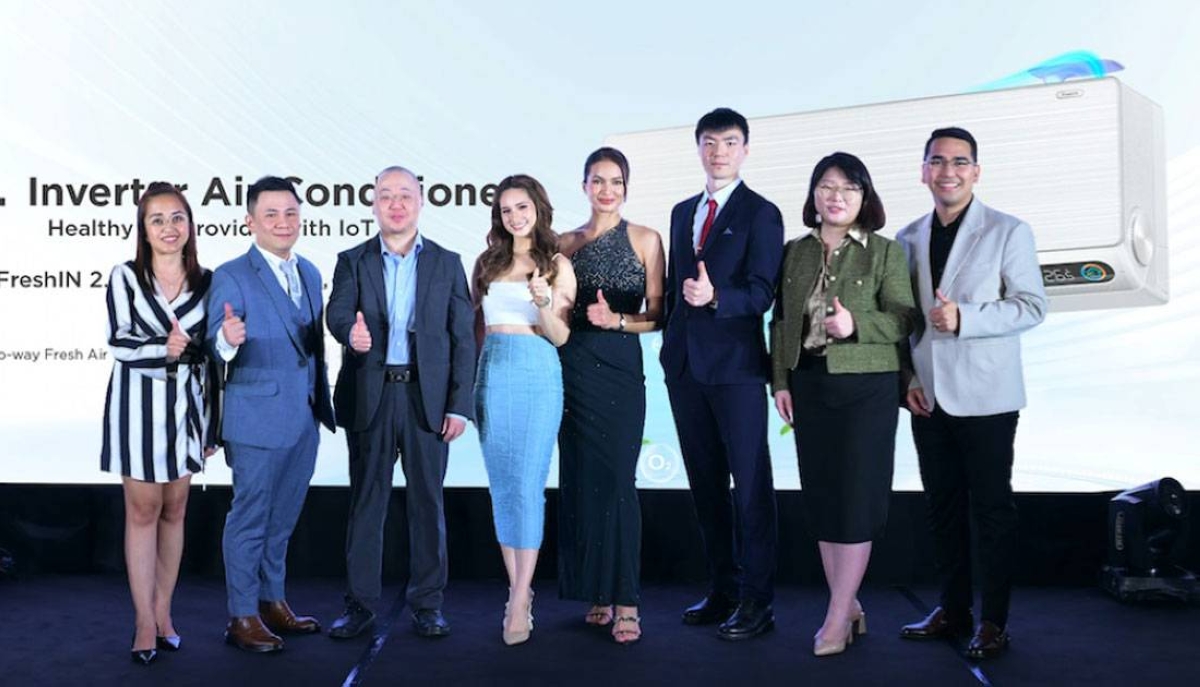 TCL PH executives, Sales Director for Brown Lines Cyd Montebon, Sales Director-Business Development and Diversified Products Jay Guanzon, Chief Executive Officer Loyal Cheng; TCL Brand Partners for CoolPro | FreshIN 2.0 Coleen Garcia and Sarah Lahbati; TCL PH’s Product Manager for Air Solutions Technologies Bert Cheung, Marketing Head Shae Yu Xiaoling and Brand Manager Joseph Cernitchez