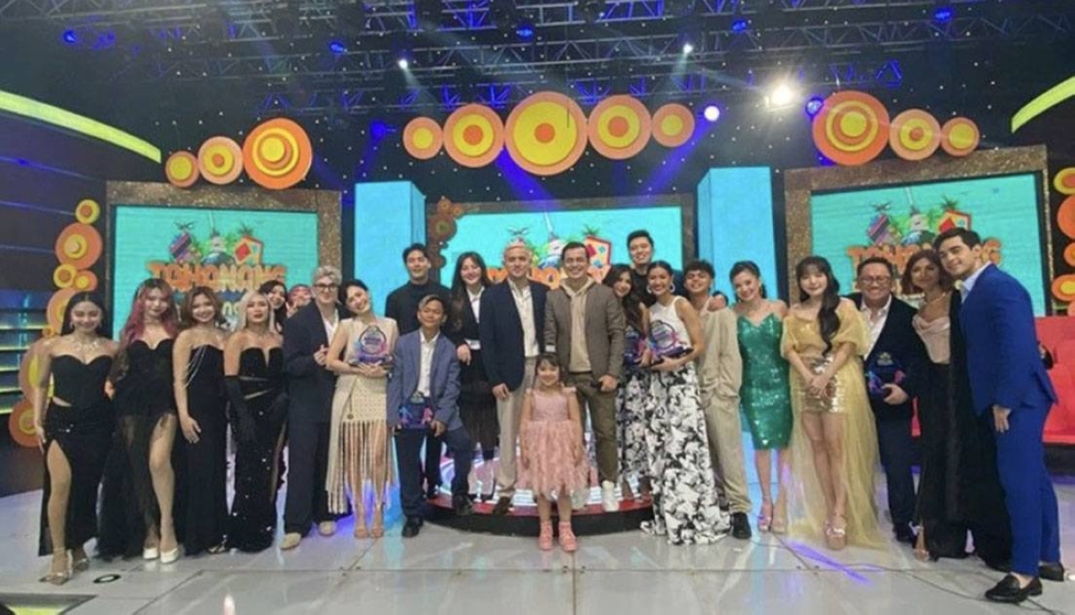 The hosts of noontime show ‘Tahanang Pinakamasaya!’ led by Isko Moreno and Paolo Contis PHOTO FROM THE SHOW’S FORMER FACEBOOK PAGE