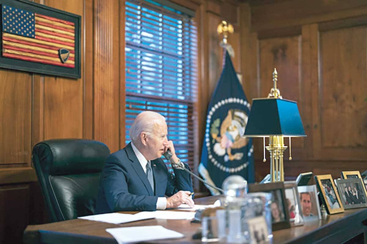 President Biden at his Wilmington residence. ADAM SCHULTZ/THE WHITE HOUSE VIA AP, FILE