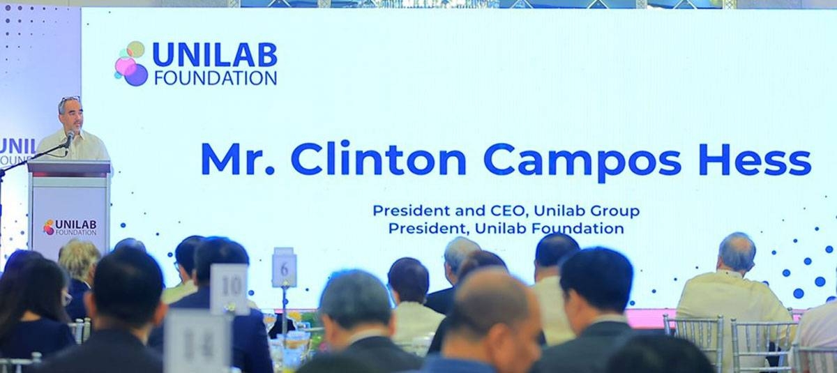 Unilab Foundation President Clinton Campos Hess led the launch of the Unilab Center for Health Policy. CONTRIBUTED PHOTO