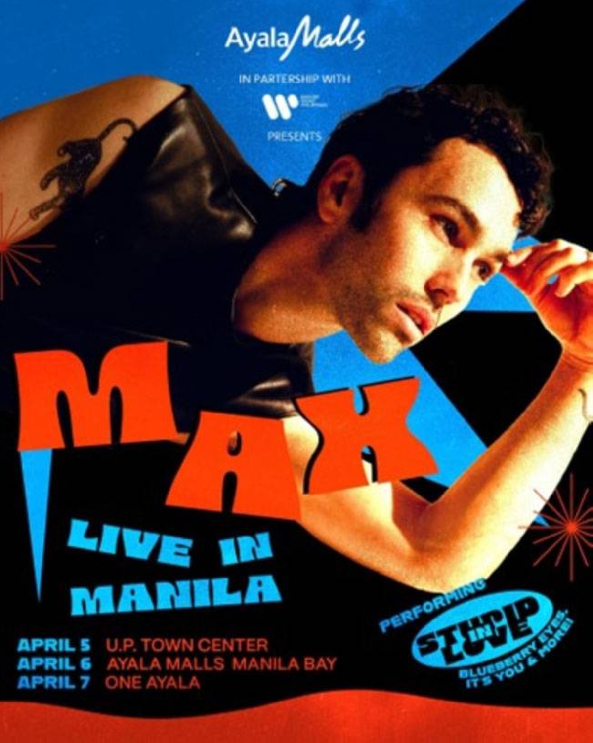 MAX returns to the Philippines to perform a string of mall shows. CONTRIBUTED POSTER