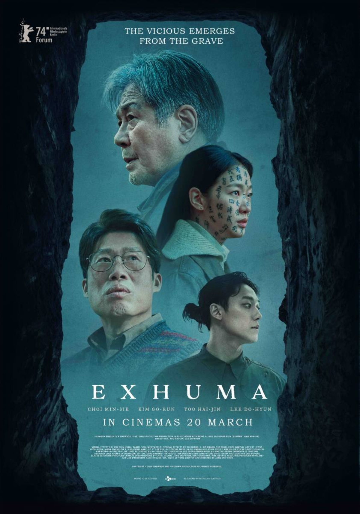 A chilling excavation disrupts a peaceful village in the Korean horror 'Exhuma.'