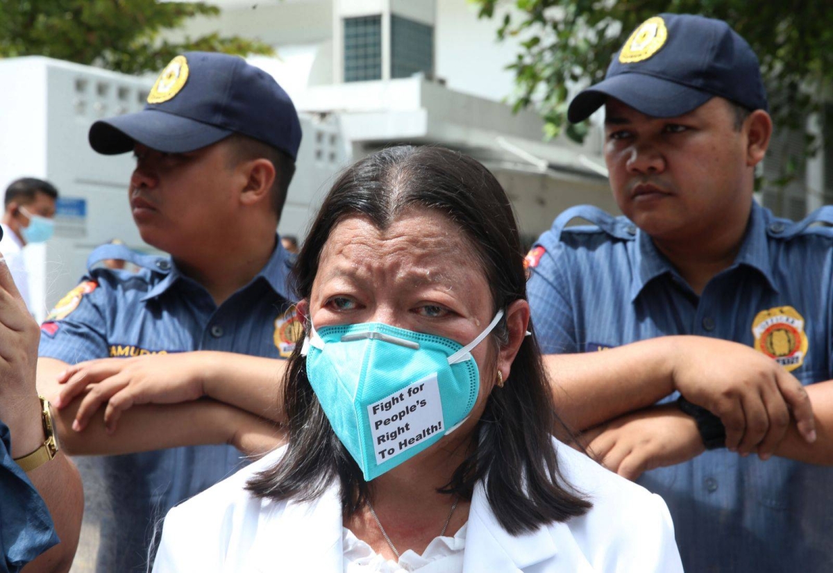 HEALTH PROTEST | The Manila Times