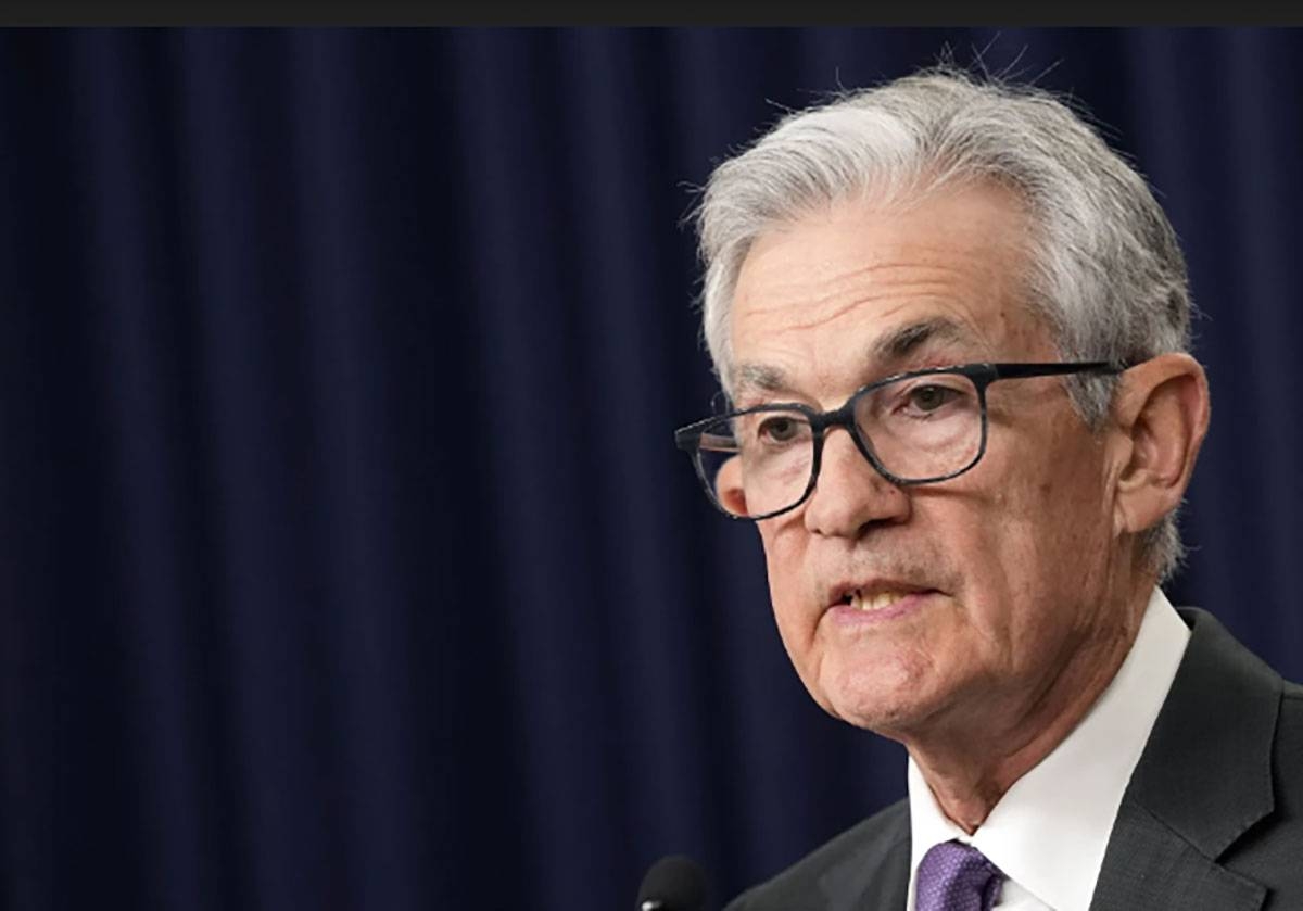 US Federal Reserve chairman Jerome Powell. AP PHOTO