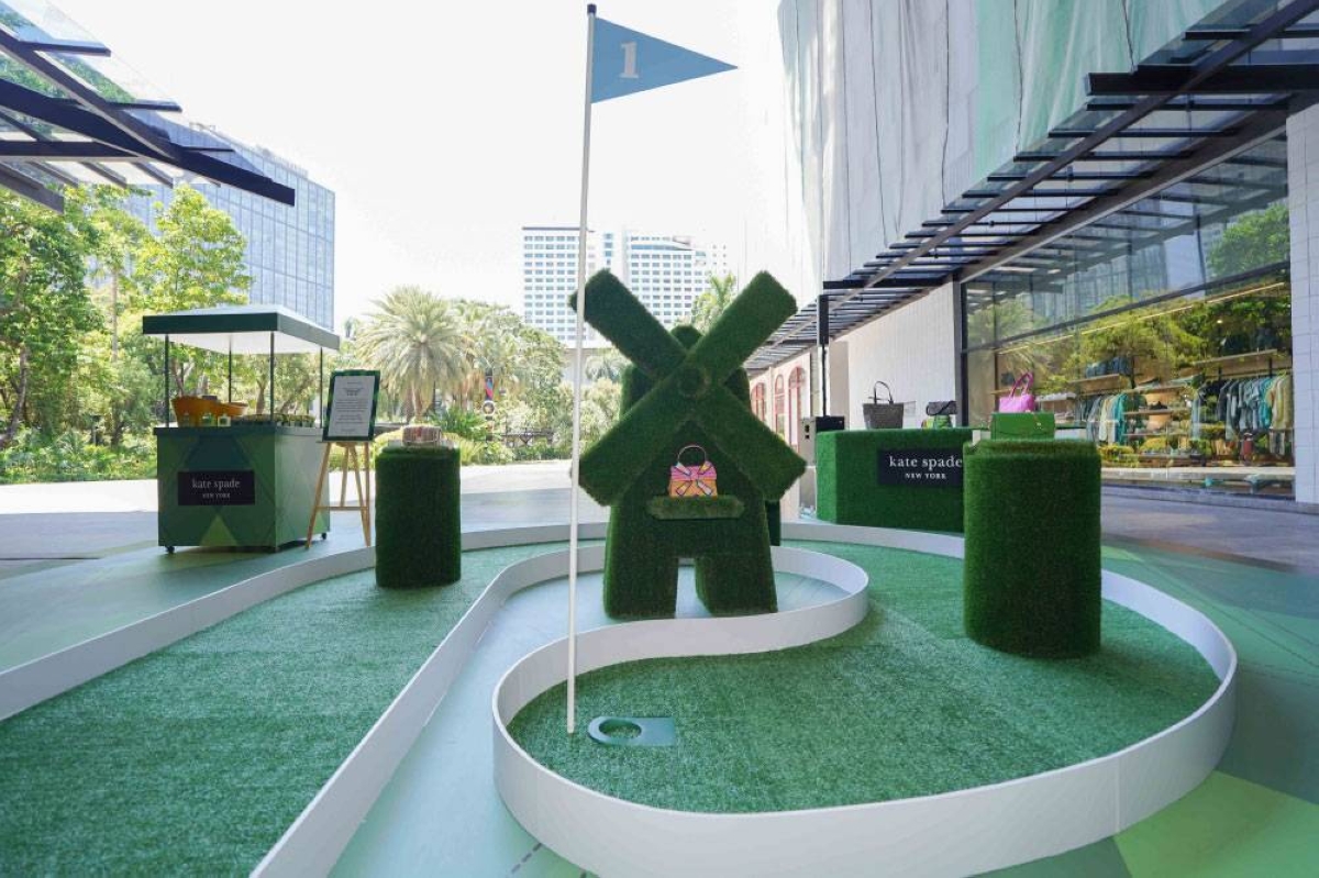 Kate Spade New York golf pop-up at Greenbelt 5 Fashion Walk.