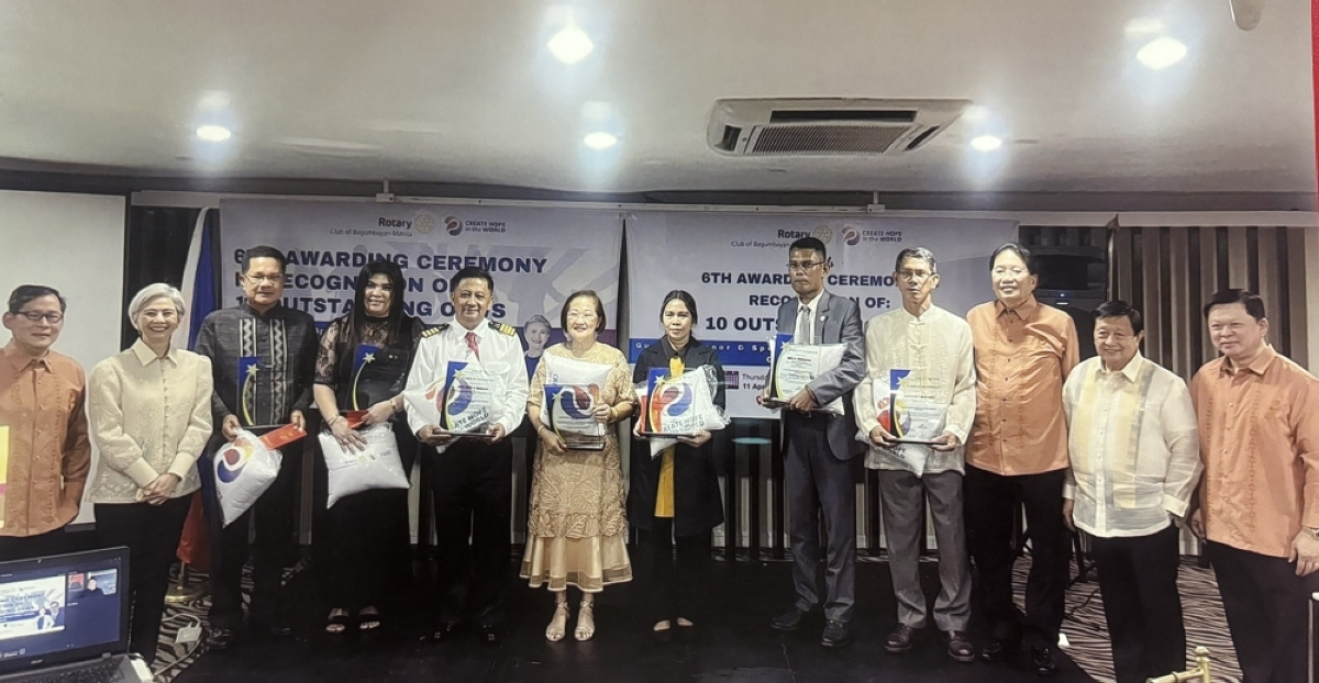 Rotary Club of Bagumbayan-Manila awards 10 outstanding OFWs | The ...