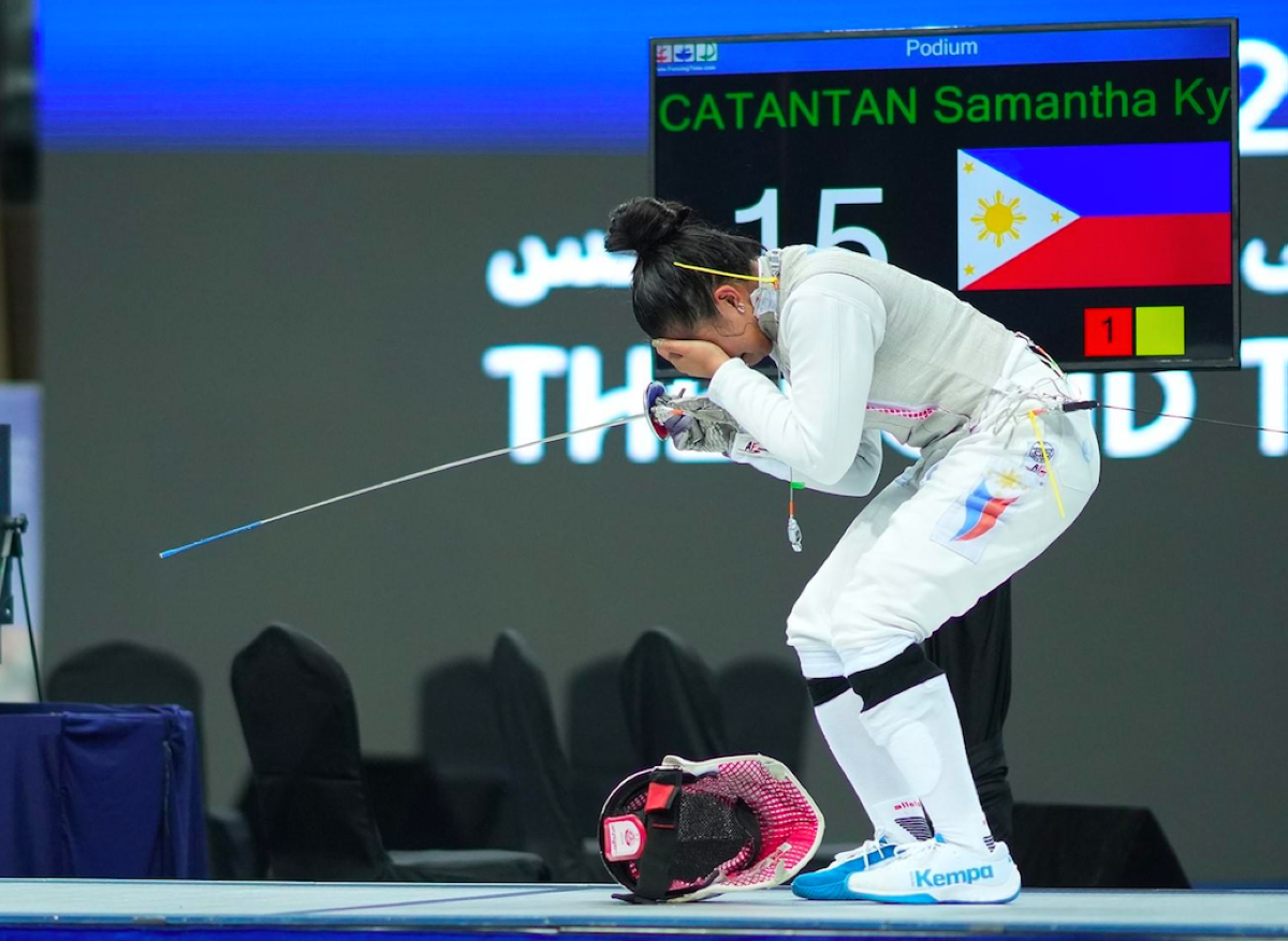 Catantan ends 32-year drought in PH fencing - Vimarsana News