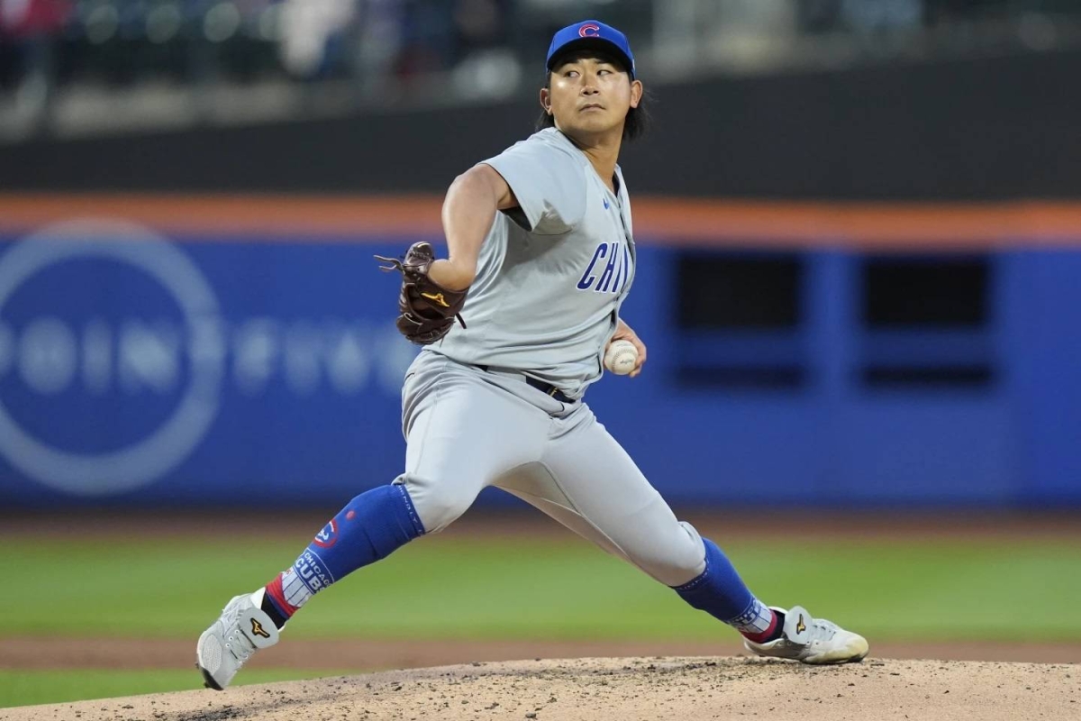 IMPRESSIVE START Chicago’s Shota Imanaga of Japan pitches during the second inning of a baseball game against the New York Mets, Wednesday, May 1, 2024, in New York.  AP PHOTO