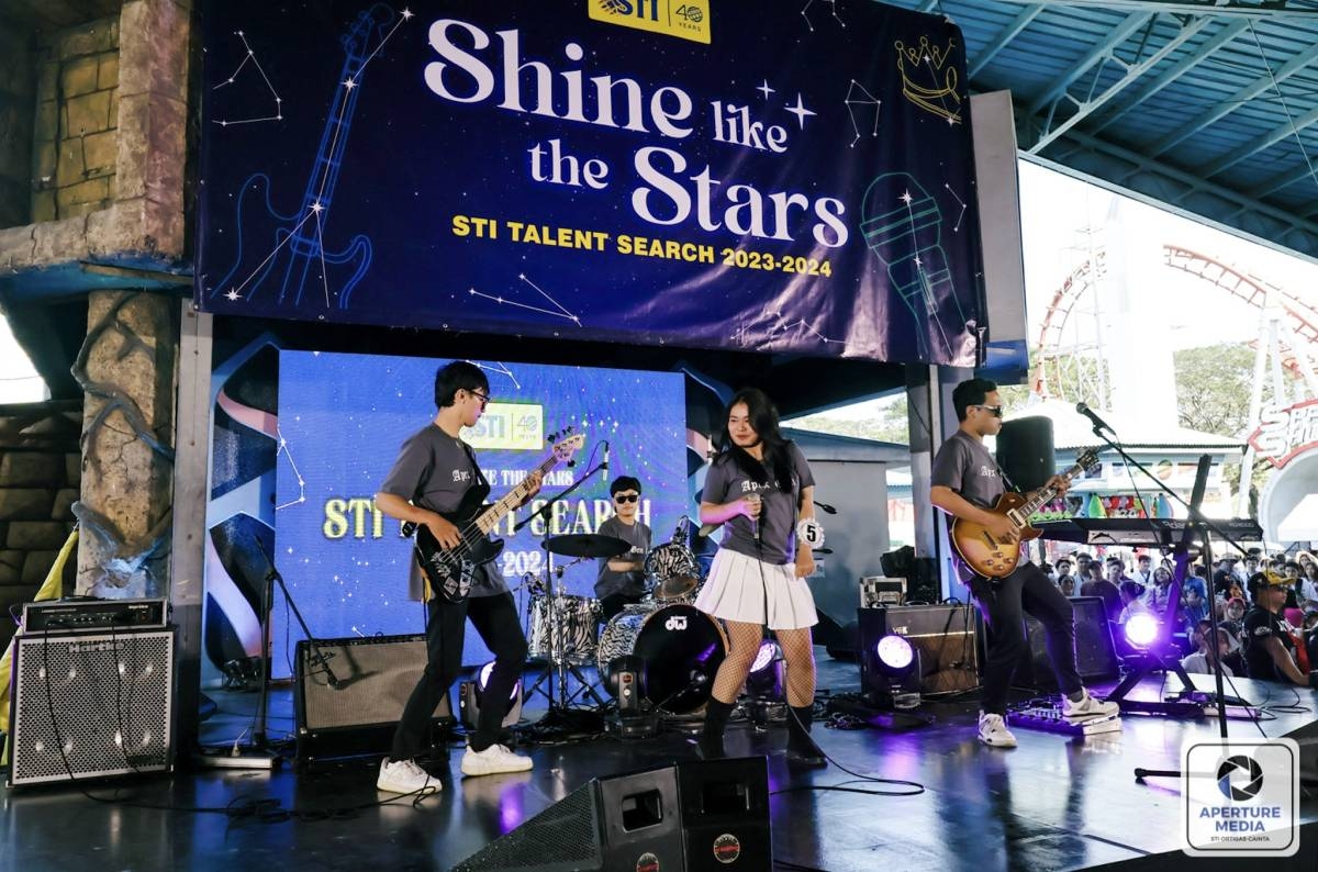 The battle of the bands competition during the STI Talent Search 2023 to 2024 is held in Sta. Rosa Laguna. CONTRIBUTED PHOTO