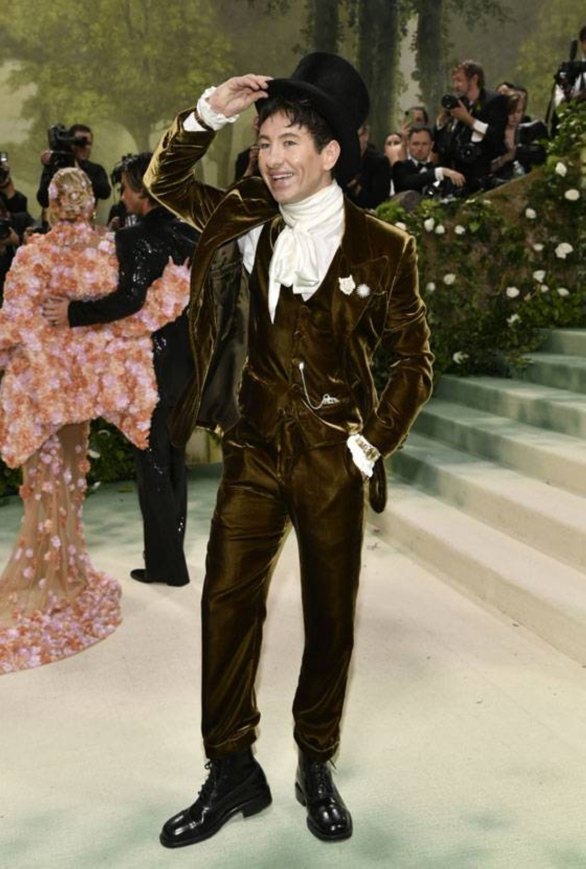 Amid all the princesses was the Mad Hatter, Barry Keoghan.