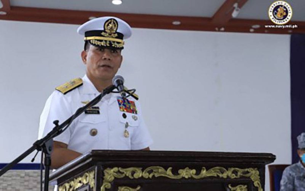 Commo. Roy Vincent Trinidad. (Photo courtesy of Naval Public Affairs Office)