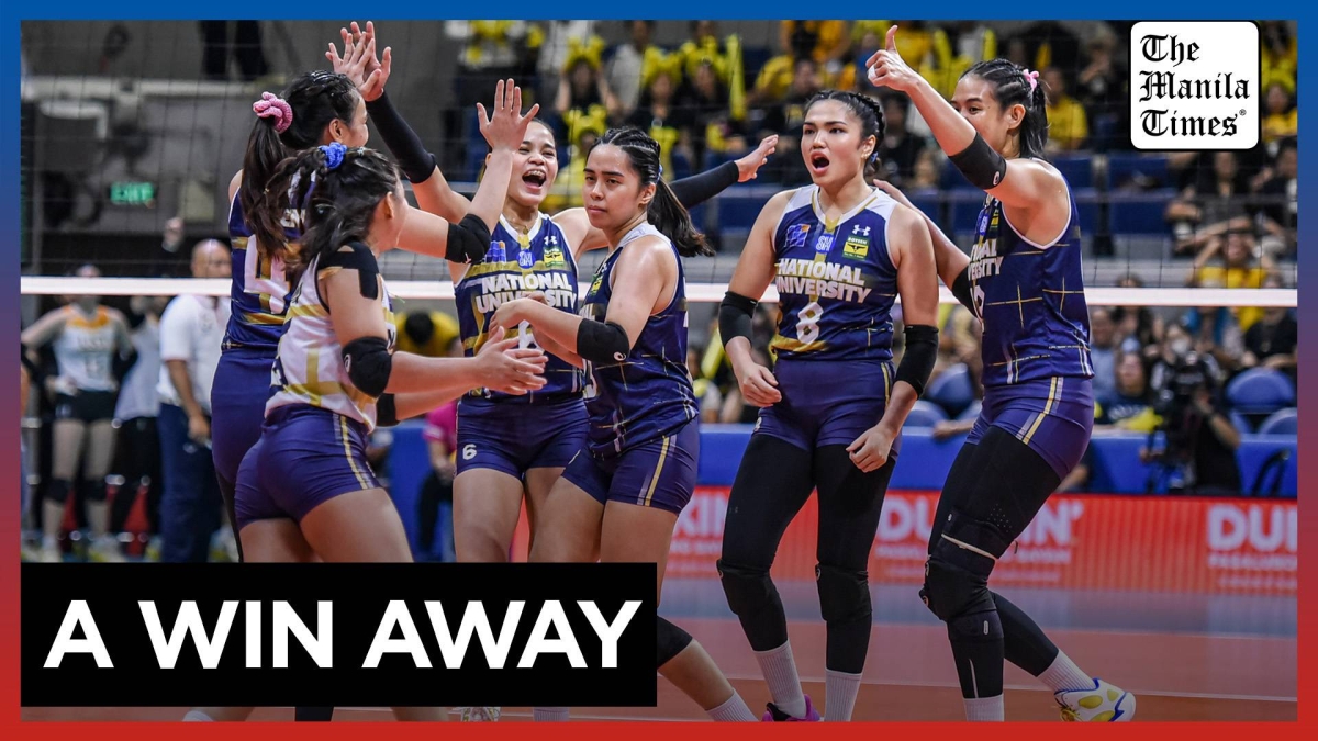 WATCH: Lady Bulldogs take Game 1 of UAAP women's volleyball finals