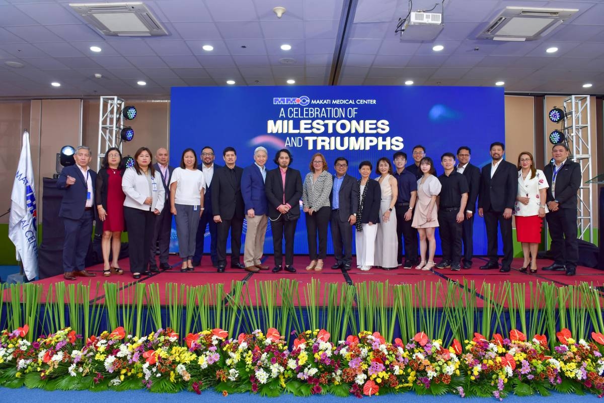 Patients and their main physicians join the celebration of Makati Medical Center’s 55th anniversary in a kickoff event, titled ‘A celebration of milestones and triumphs.' CONTRIBUTED PHOTO