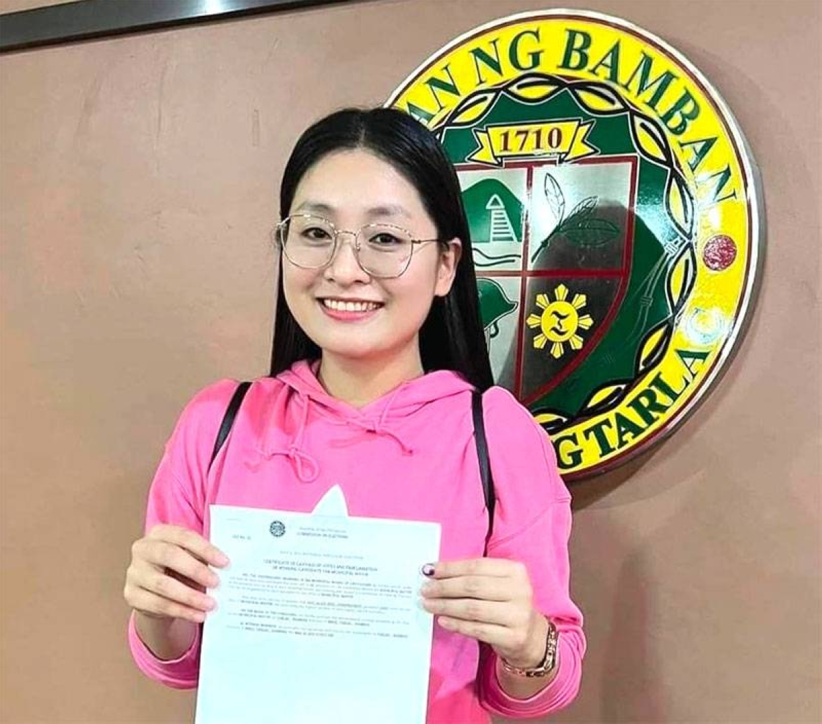 Mayor Alice Leal Guo of Bamban, Tarlac. CONTRIBUTED PHOTO