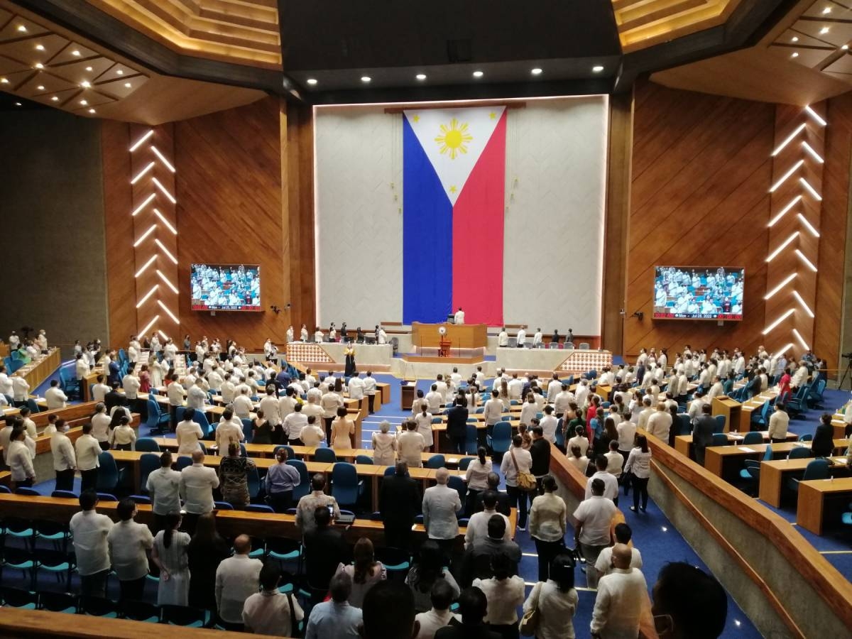 The House of Representatives opens its 19th session on Monday, July 25, 2022, ahead of President Ferdinand Marcos Jr's first State of the Nation Address. PHOTO BY J. GERARD SEGUIA