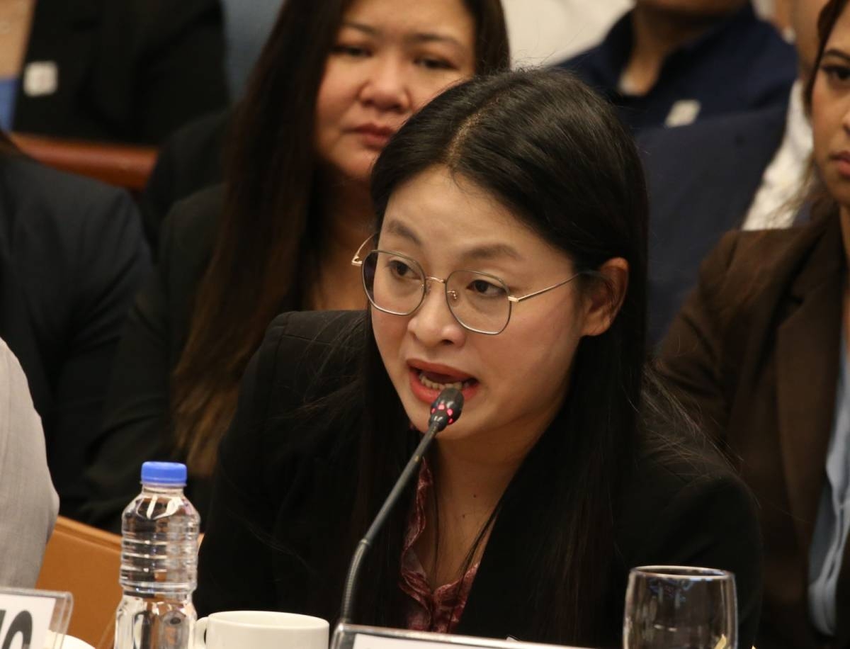 Bamban, Tarlac Mayor Alice Guo reiterates that she is a Filipino and denies insinuations that she is a spy for China during a hearing by the Senate Committee on Women on May 22, 2024 that tackled the veracity of her identity. PHOTOS BY RENE H. DILAN
