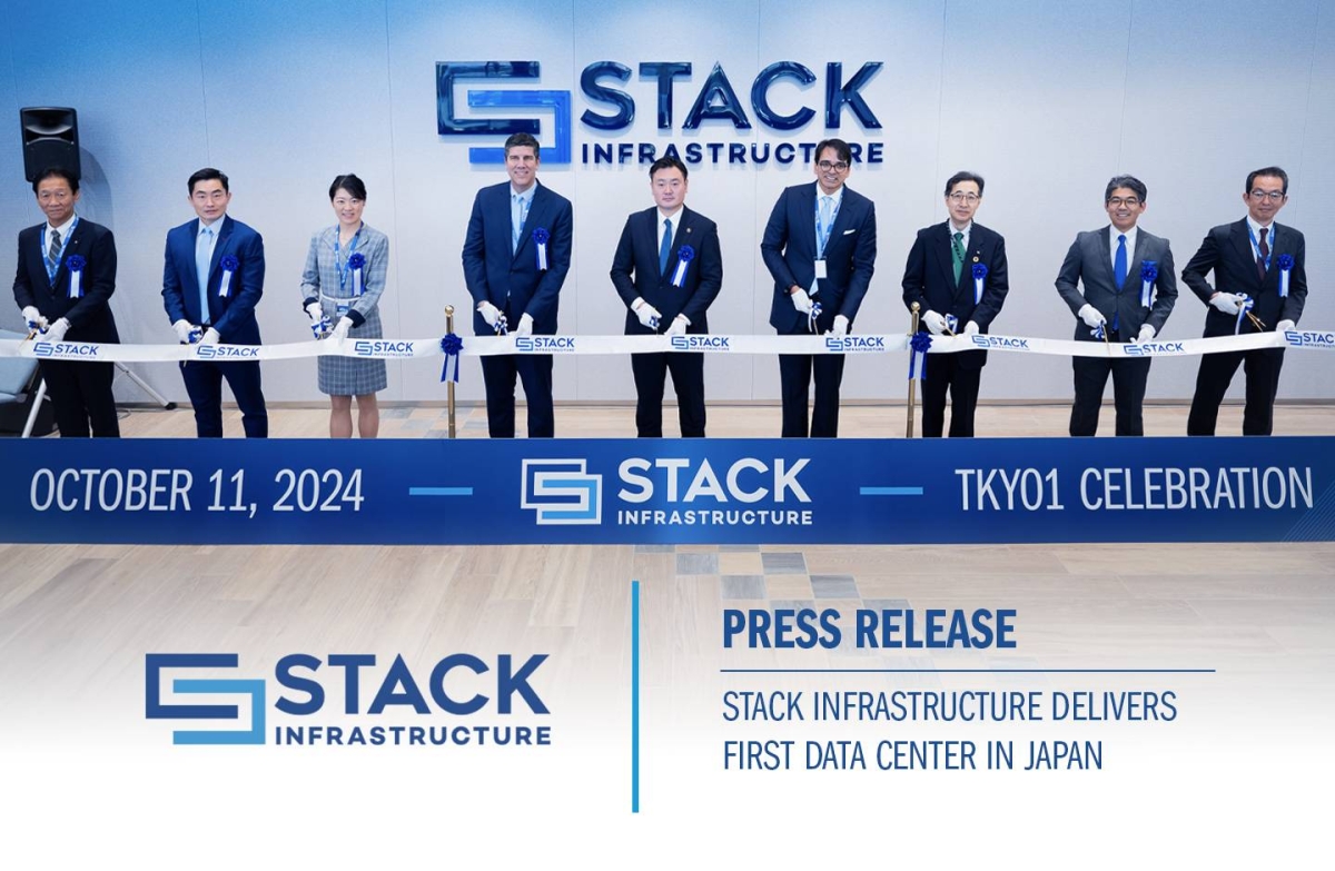 STACK Infrastructure Delivers First Data Center in Japan | The Manila Times