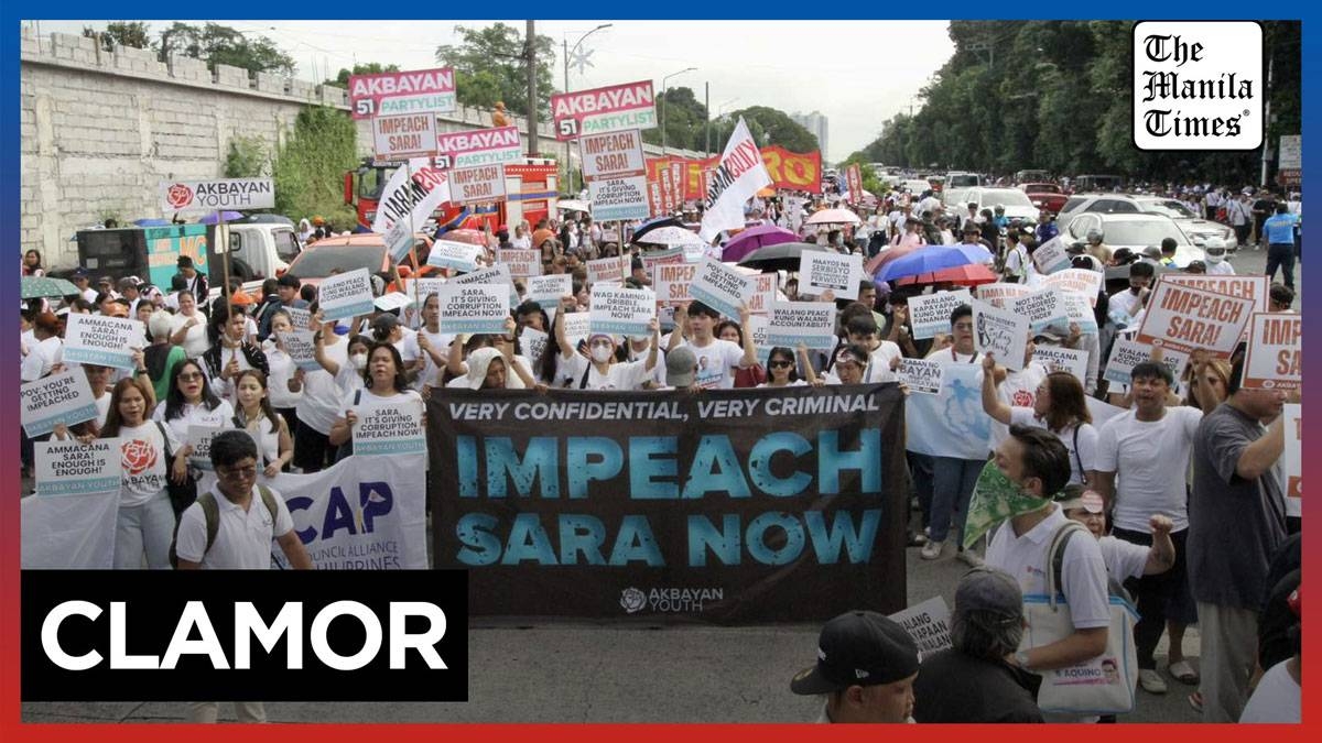 Duerte Protest Riot WATCH: Protest held for impeachment of Vice President Duterte | The ...