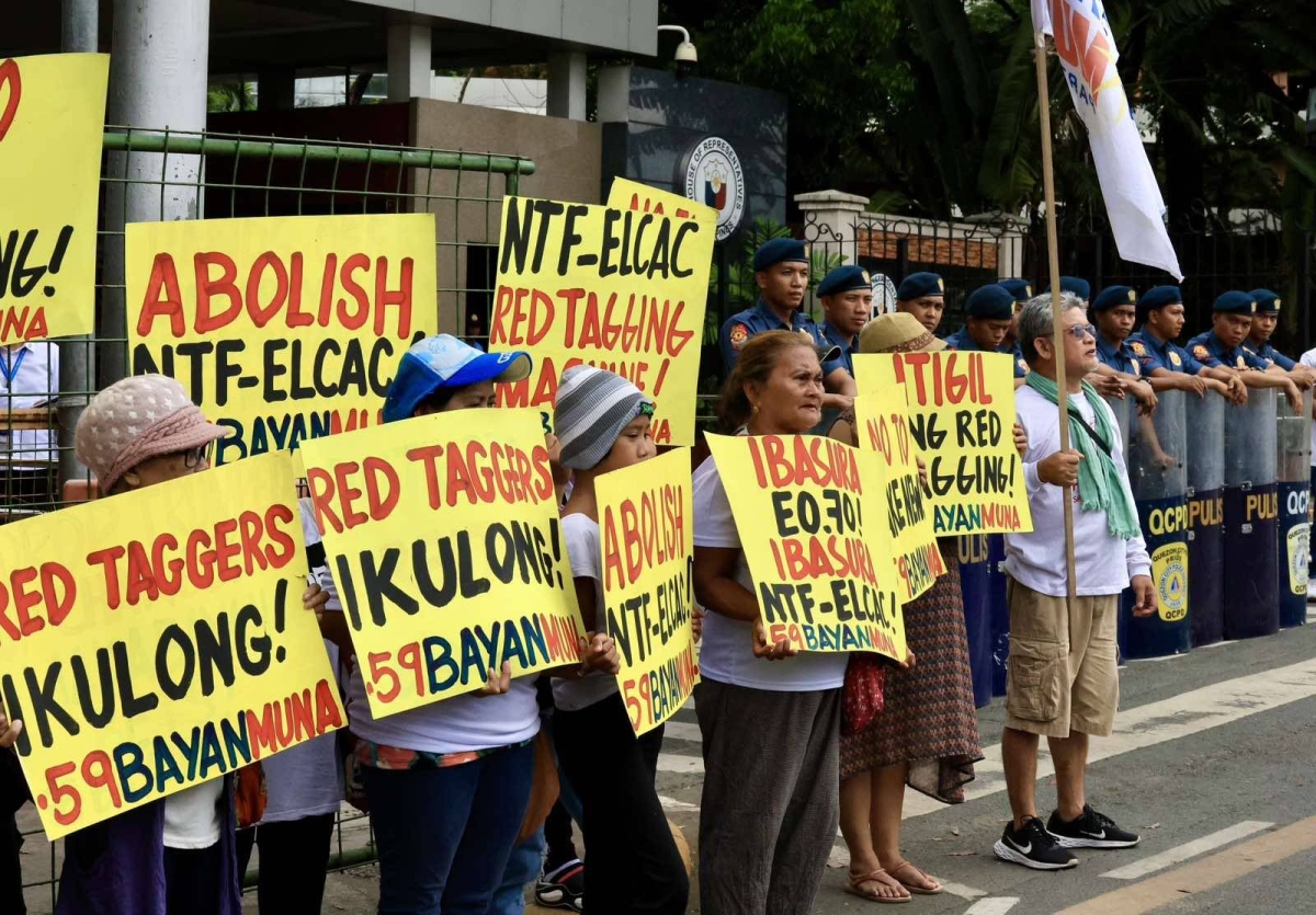 Red Tagging Protest PROTEST AGAINST FAKE NEWS | The Manila Times