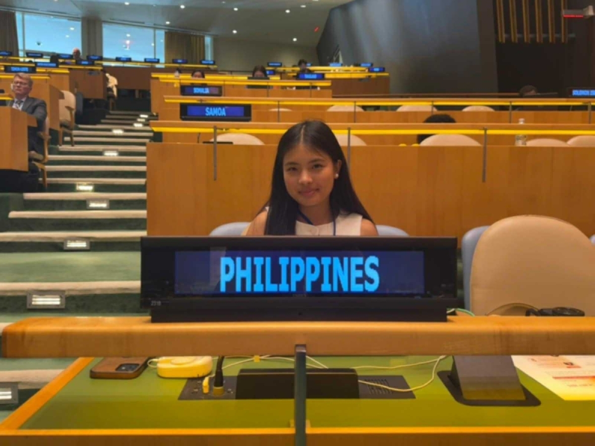 Ynares Program Cassandra Ynares speaks about PH youth at UN Forum | The Manila Times