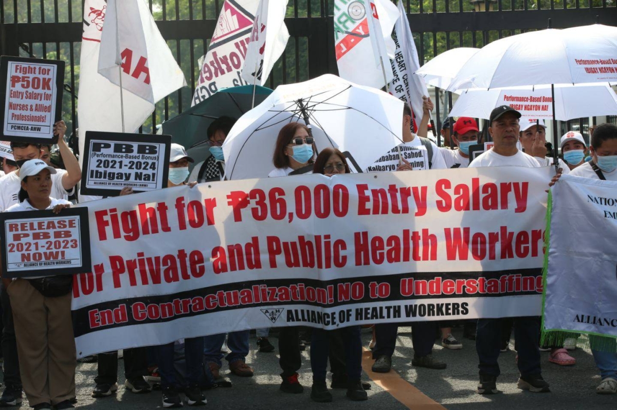 HEALTH WORKERS' RALLY | The Manila Times