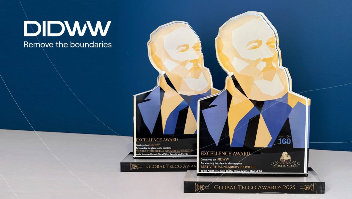 Didww DIDWW recognized as industry leader with two top honors at Global Telco ...