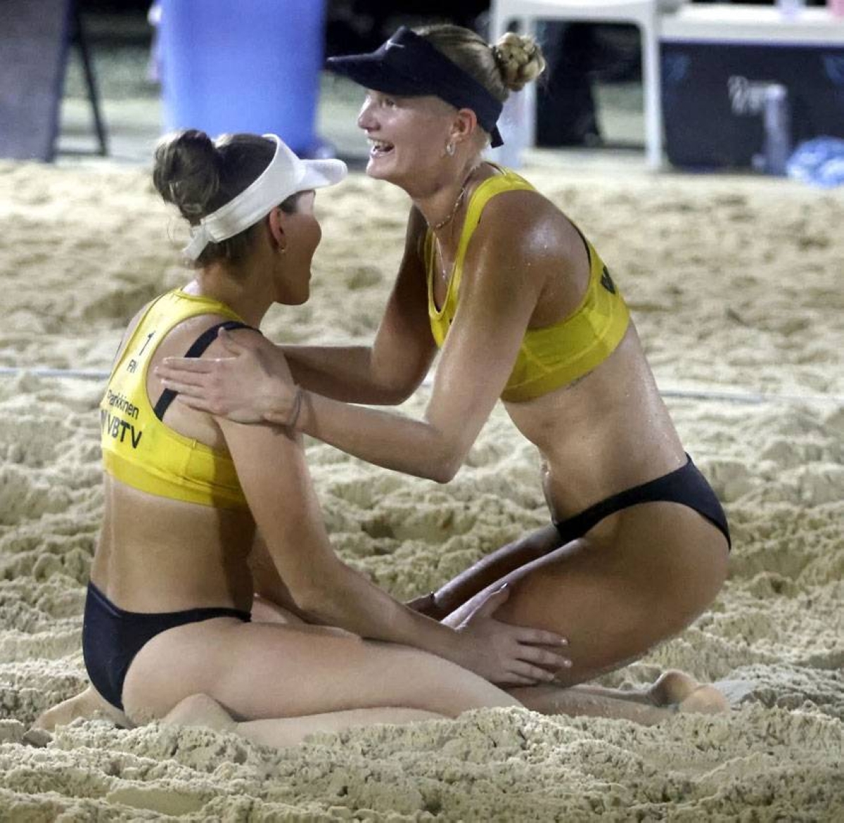 Finland’s Anniina Parkkinen and Valma Prihti PNVF PHOTO