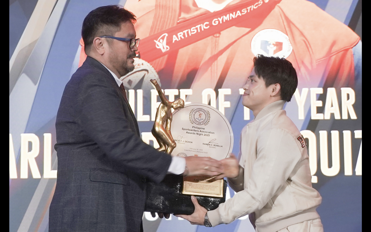 Carlos Yulo delighted to share Athlete of the Year honors with Alex ...