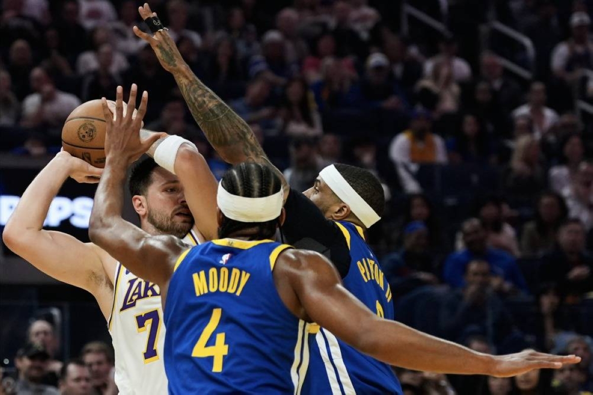 Doncic shines as Lakers cruise past depleted Warriors | The Manila Times