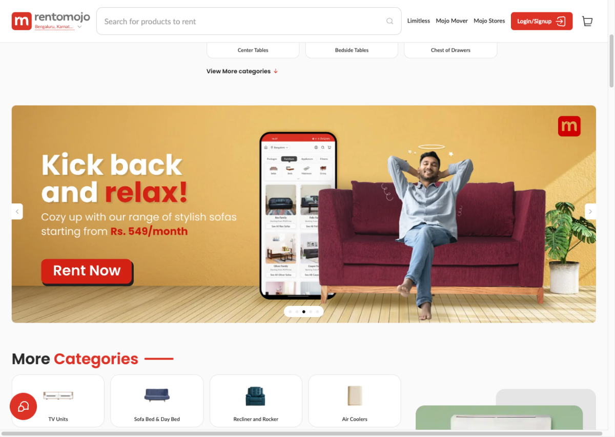 The Rent Roo Australia Furniture and Appliance Rental Platform Rentomojo Sees Growing Demand ...