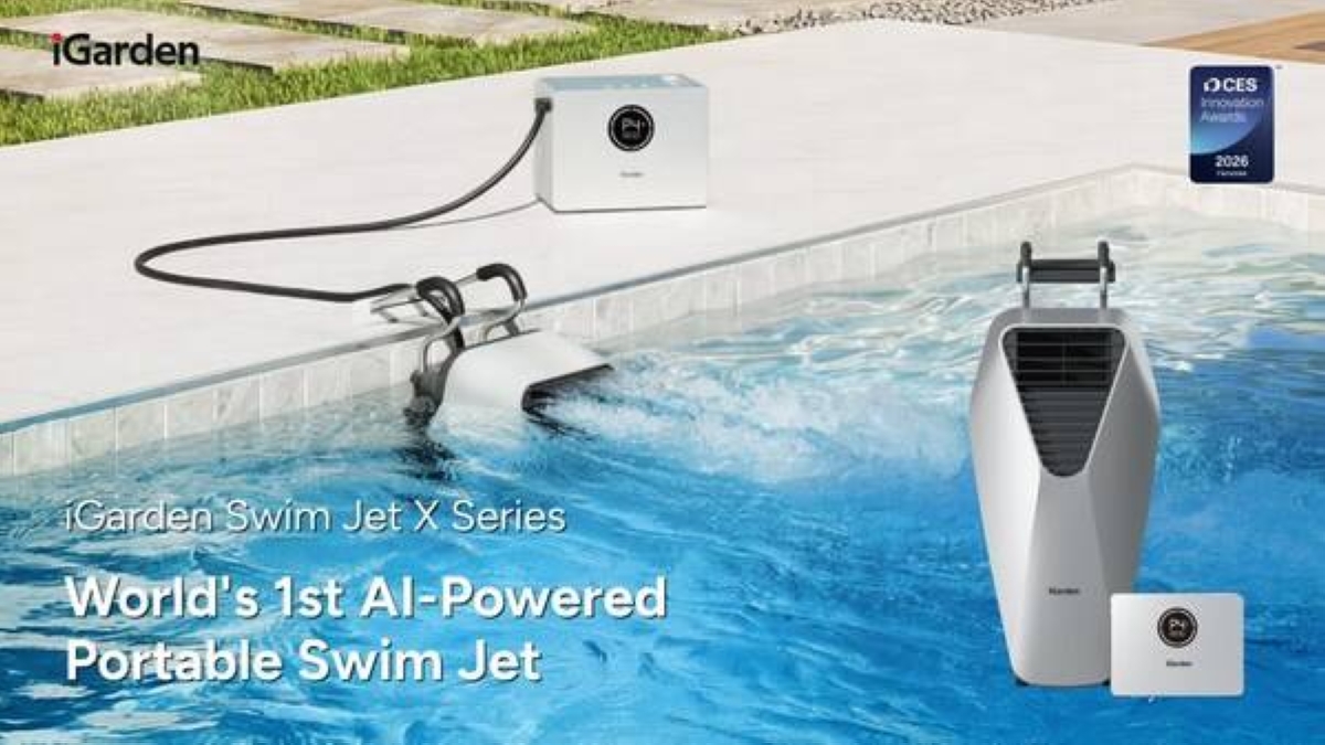 iGarden Launches the CES 2026 Honoree Swim Jet X Series: The World's ...
