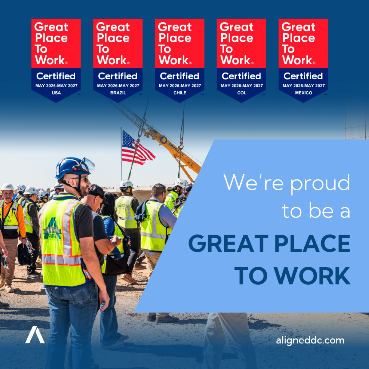 Aligned Data Centers Earns Great Place To Work Certification™ for ...