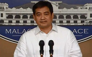 Palace spokesman Edwin Lacierda