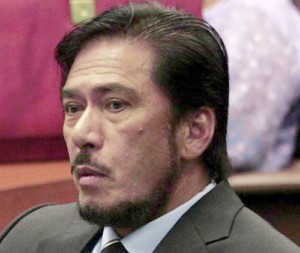 Former Senate majority leader Vicente Sotto 3rd 