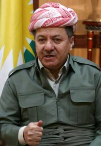 President of Iraqi Kurdistan autonomous region, Massud Barzani. AFP PHOTO