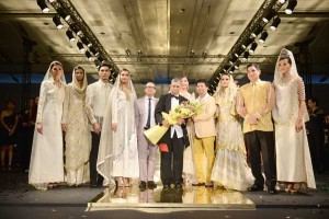 Dean of Philippine Fasihion Ben Farrales fittingly closes the successful Philippine Fashion Week in October with a retrospective fashion show