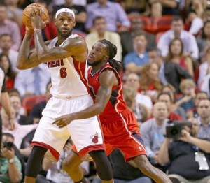 LeBron James (No. 16) AFP FILE PHOTO