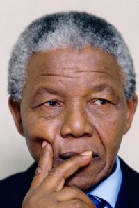 The legendary South African leader 