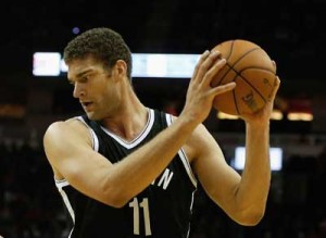 Brook Lopez No.11 of the Brooklyn Nets. AFP PHOTO