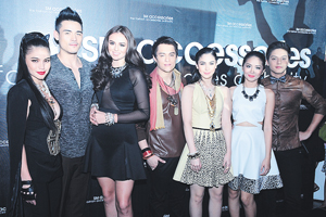 SM Accessories brand ambassadors: Ann Curtis-Smith, Xian Lim, Georgina Wilson, Enrique gil, Julia Barretto, Kathryn Bernardo and Daniel Padilla