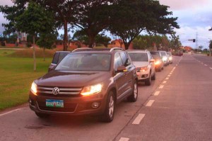 VW’s Tiguan/Touran/Touareg dieselpowered trio takes to the roads.