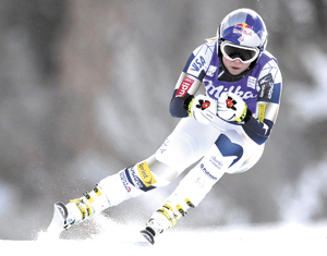 American speed queen Lindsey Vonn. AFP PHOTO 