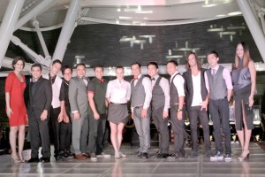 The participating bartenders for Diageo Reserve World Class Bartender of the Year 2014 Philippines