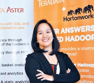 Ella Mae Ortega, Teradata Philippines’ new country manager. PHOTO BY EDWIN MULI