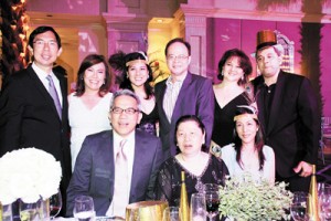 (Standing) Teodoro and Helen Limcaoco; (Seated) Rene, Josefina and Melissa Limcaoco