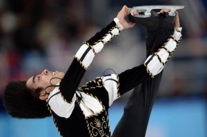 Michael Christian Martinez performs during the Men’s Figure Skating Short Program at the Iceberg Skating Palace during the Sochi Winter Olympics in Russia.  FILE PHOTO