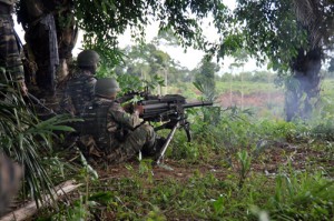 In 2013, Malaysian troops opened fire on the Sulu sultanate fighters that occupied a town in Sabah. Almost 60 of the fighters were killed in the clashes that lasted about a month. AFP PHOTO 