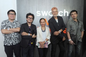 National Artist BenCab (second from right) with contemporary artists Louie Cordero, Rodel Tapaya, Marina Cruz and Jose Santos 3rd