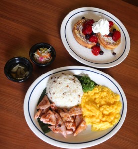 Enjoy Chicken Tocino breakfast with Berry Berry Brioche Toast