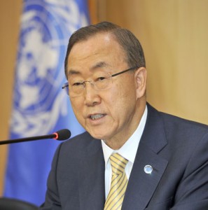 United Nations Secretary General Ban Ki-moon. AFP PHOTO